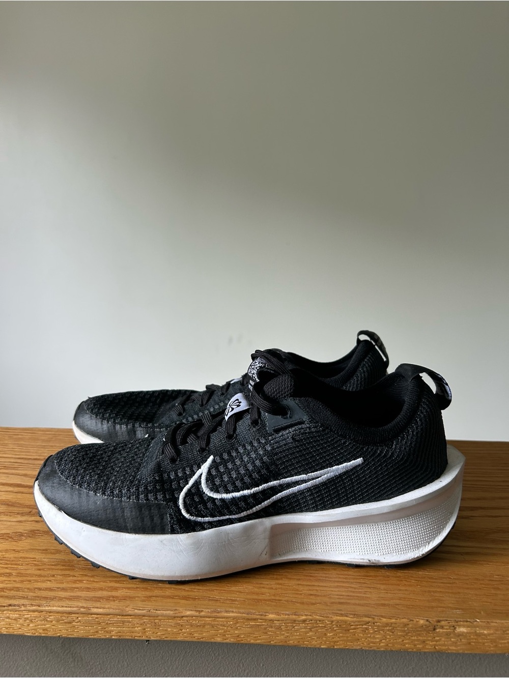 Nike Kids Black and White Lightweight Running Sneakers